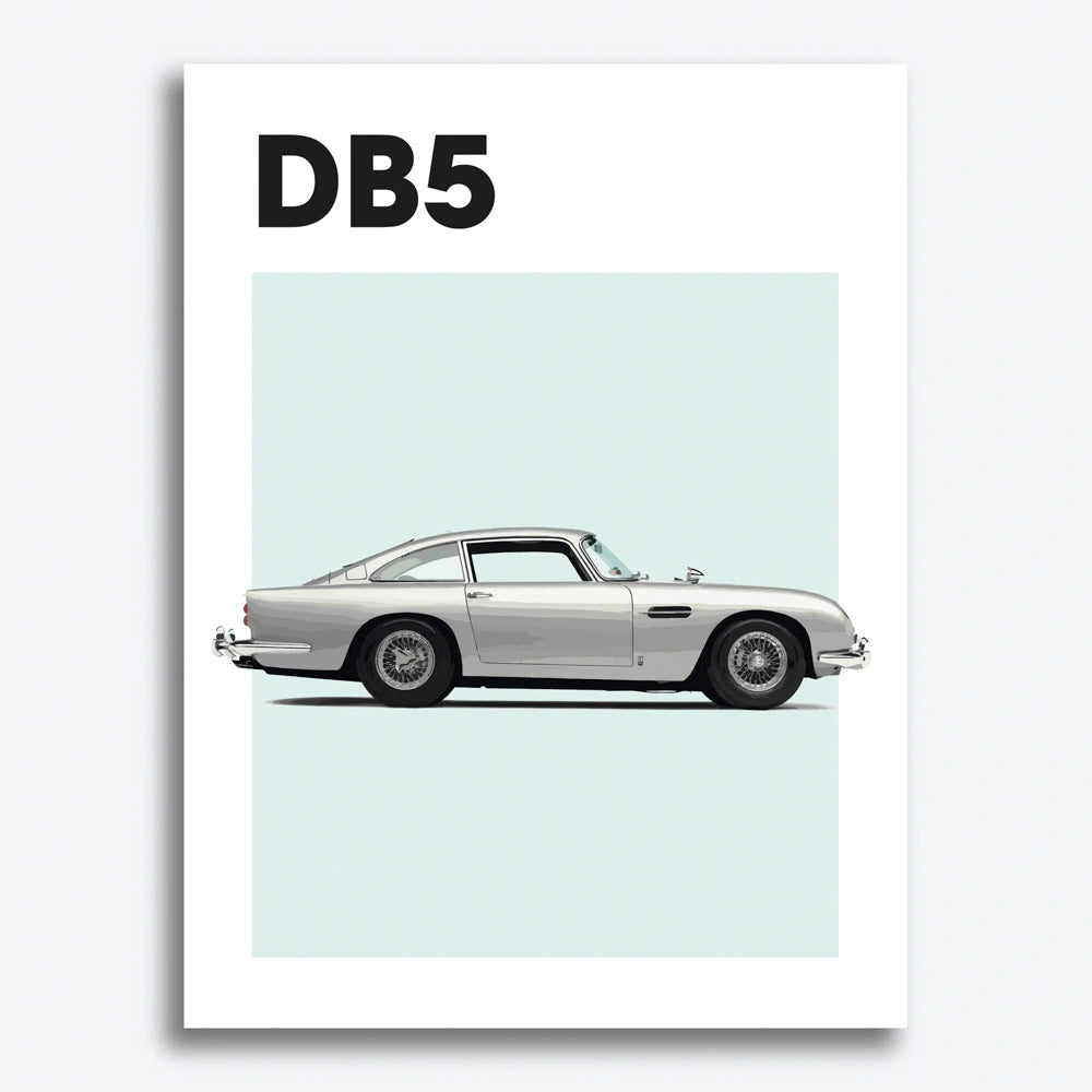 Aston Martin DB5 Auto Poster