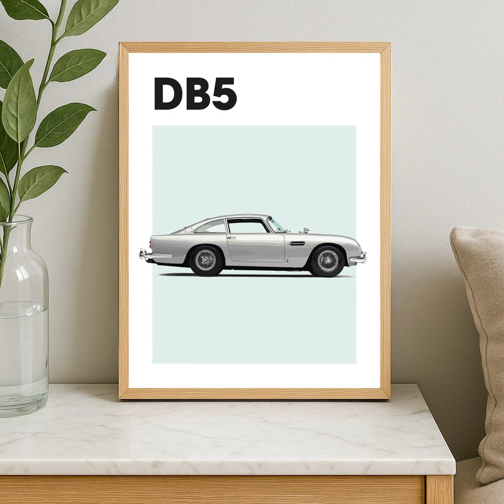 Aston Martin DB5 Auto Poster