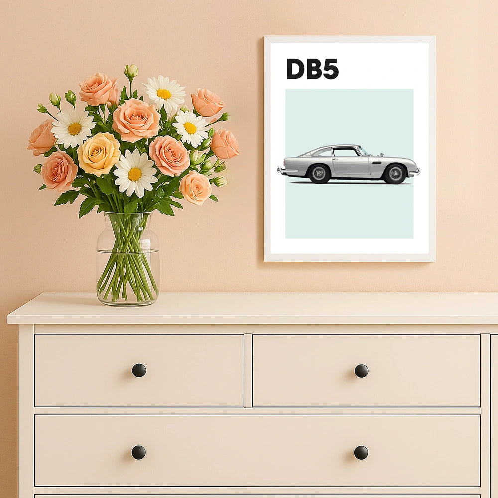 Aston Martin DB5 Auto Poster