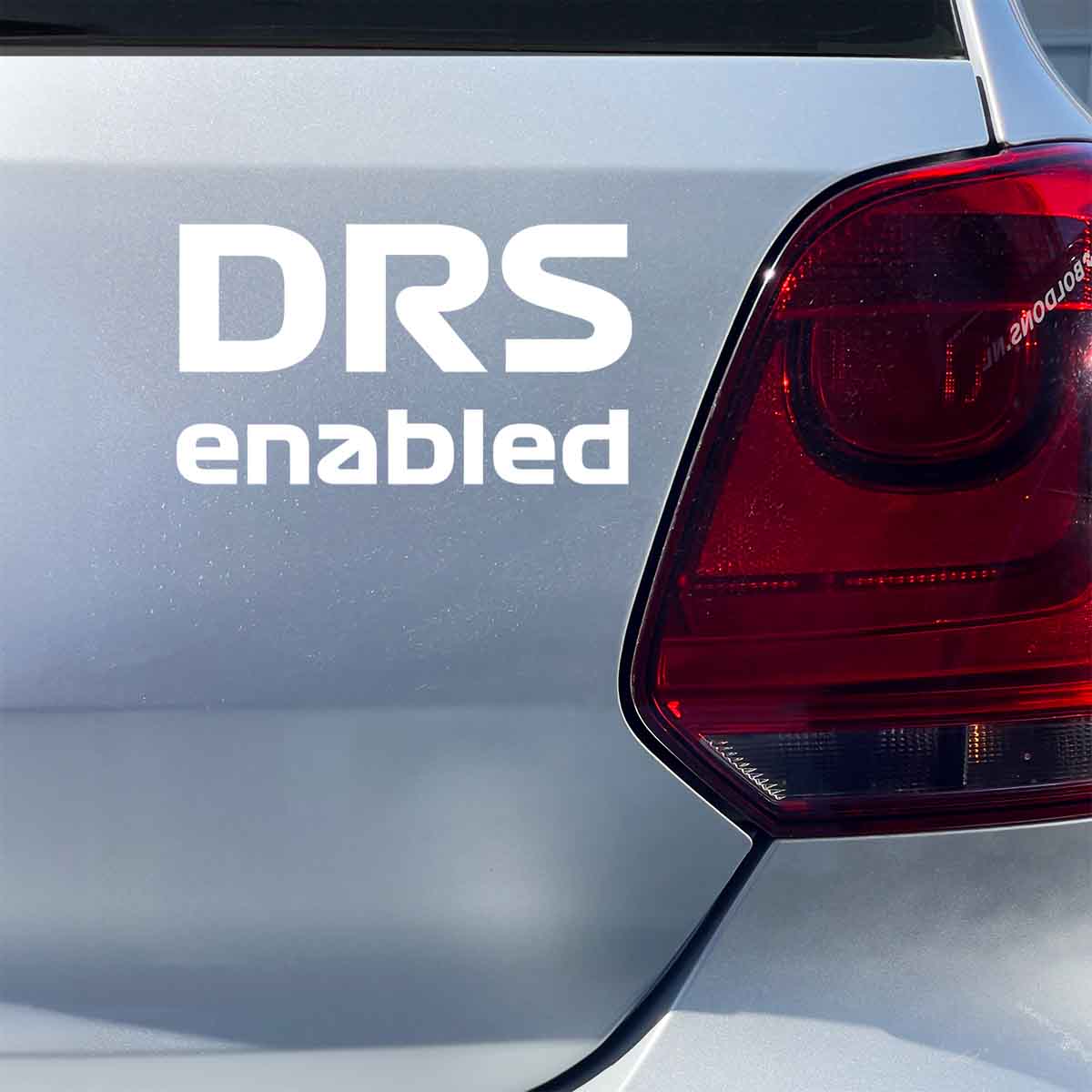 DRS enabled Sticker