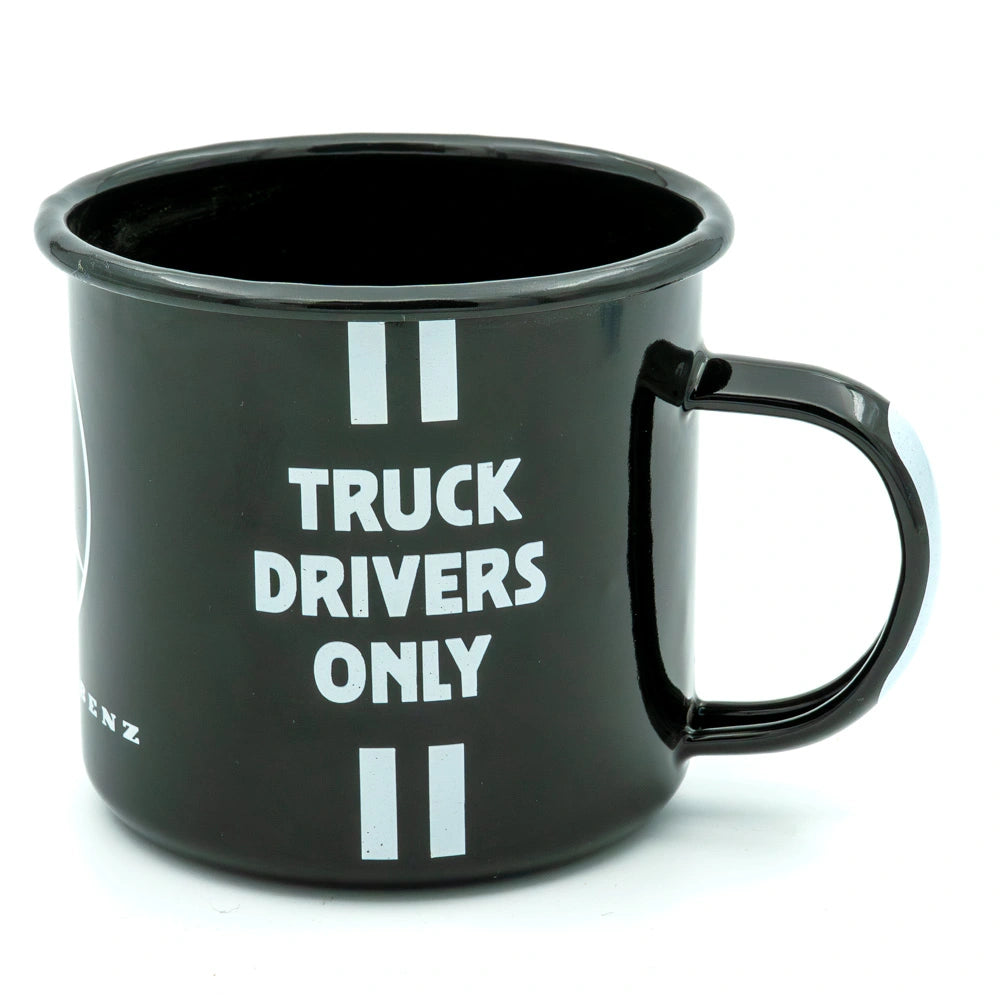 Emaille mok Daimler Truck drivers only | Nostalgic-Art