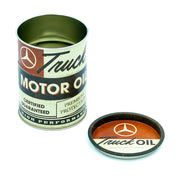 Ölfass Spardose Mercedes Truck Motor Oil | Nostalgic-Art