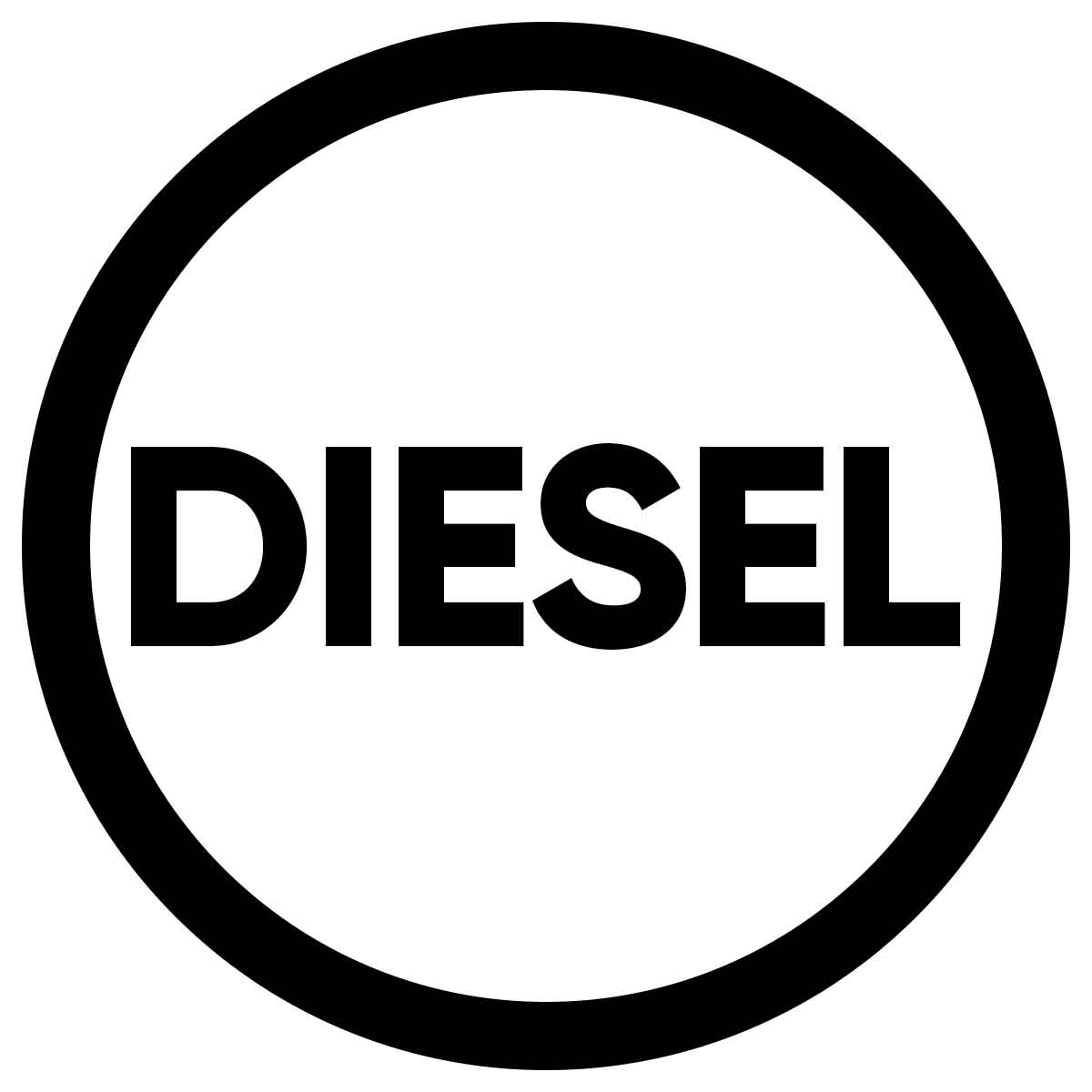 Diesel Sticker Car 10 cm