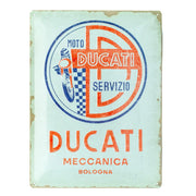 Metallwandschild Ducati 30x40cm | Nostalgic-Art