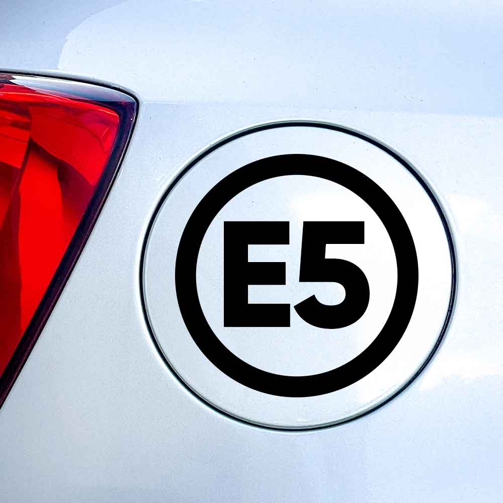 E5 Sticker Auto 10 cm