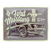 Blechschild Ford Mustang The Boss 30x40 cm | Nostalgic-Art