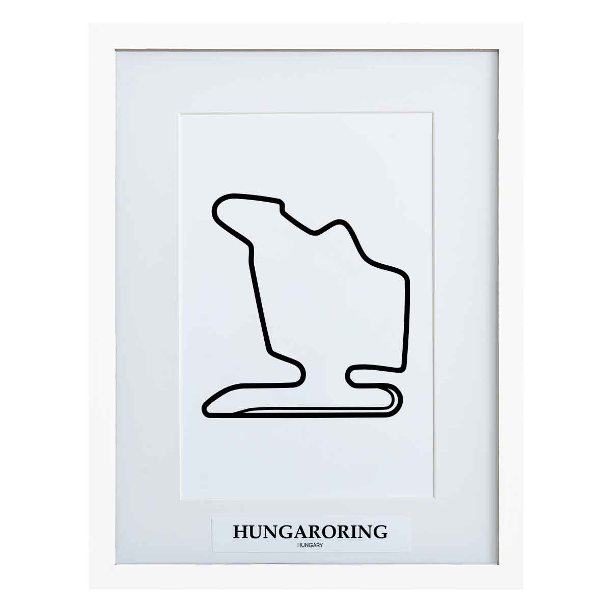 Circuit Frames By Boldons - Hungaroring Wit