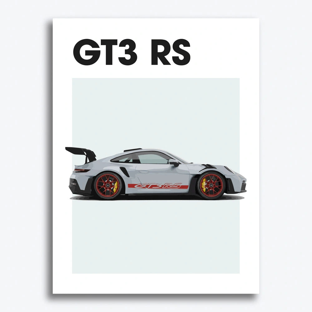 Porsche GT3 RS Auto Poster