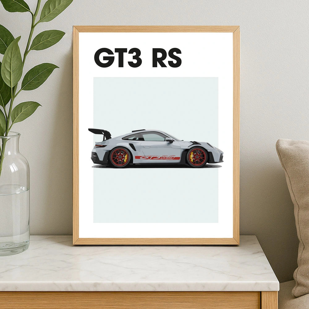 Porsche GT3 RS Auto Poster