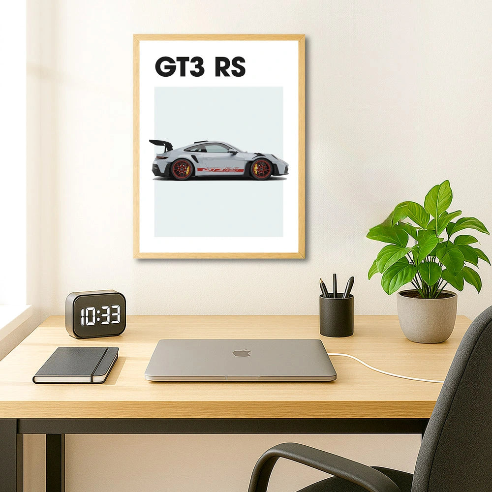 Porsche GT3 RS Auto Poster