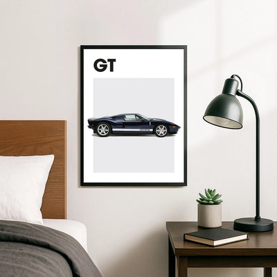 Ford GT40 Auto Poster