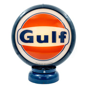 Gulf logo benzinepomp globe - Blauw