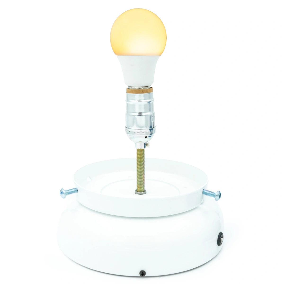 Gulf logo benzinepomp globe - Wit