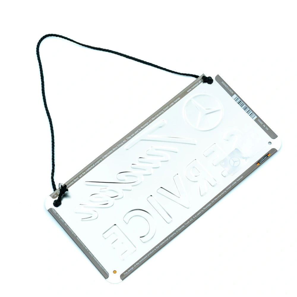 Metalen Bord Mercedes Trucker Service Hangend | Nostalgic-Art