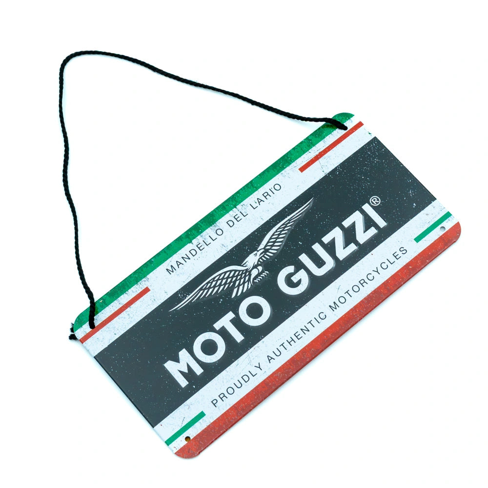 Metalen Bord Moto Guzzi Italian Motorcycles Hangened | Nostalgic-Art