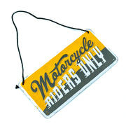 Metalen Bord Motorcycle Riders Only Hangend | Nostalgic-Art