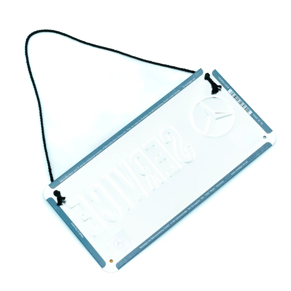 Metalen Bord Mercedes-Benz Service Hangend | Nostalgic-Art