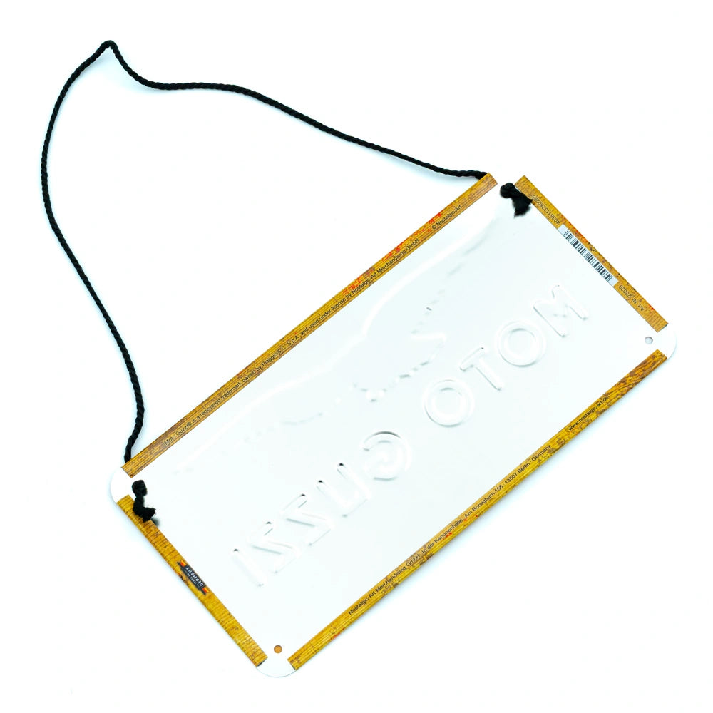 Metalen Bord Moto Guzzi Hangend | Nostalgic-Art