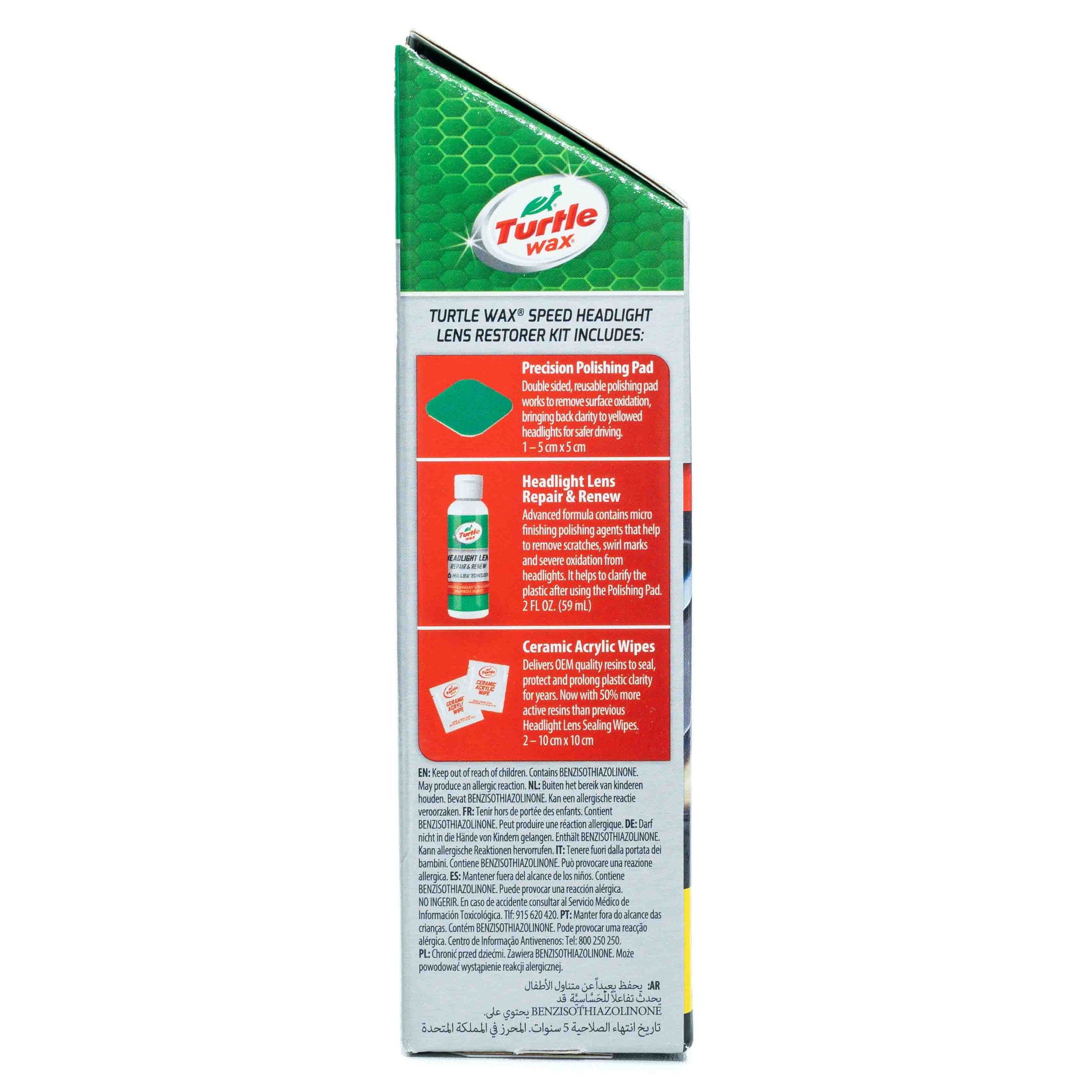 Headlight Lens Restorer Zeikant Turtle Wax Boldons