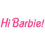 Hi Barbie sticker