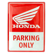 Metallschild Honda MC Parking Only | Nostalgic-Art