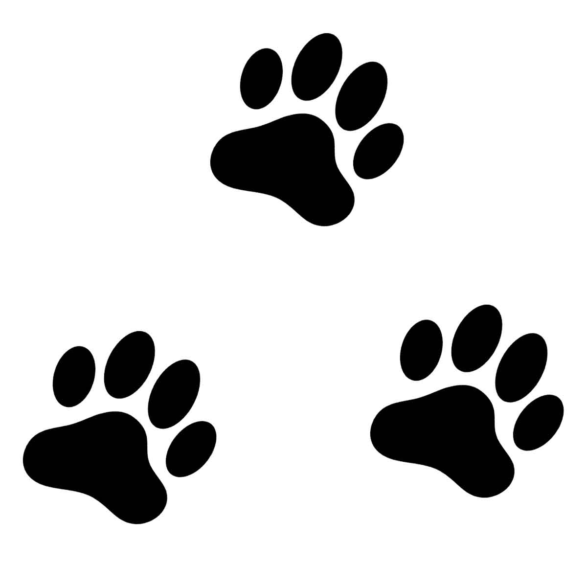 Dog Paws Sticker 4x