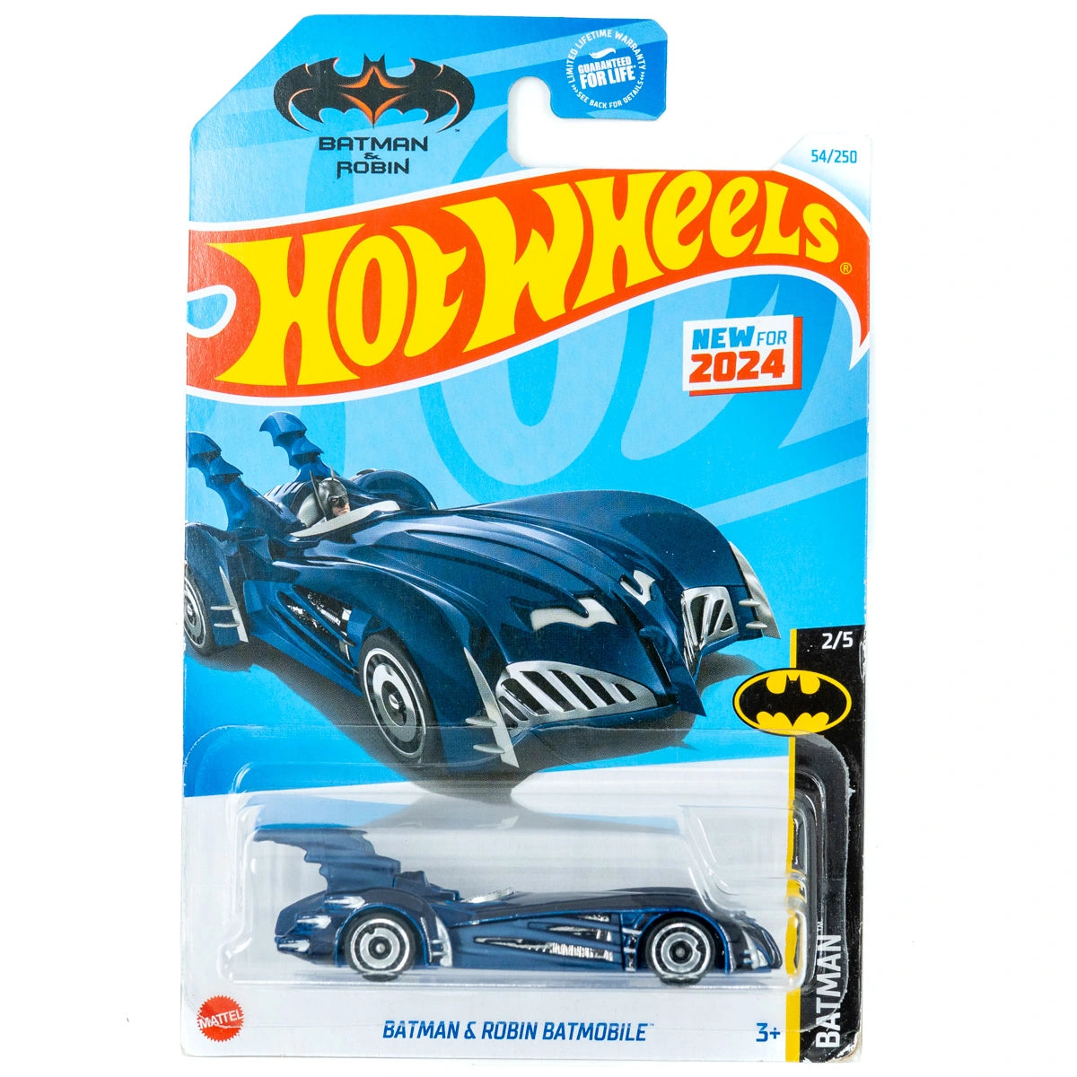 Hot Wheels Batman & Robin Batmobile (Blauw) | Amerikaanse versie