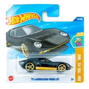 Hot Wheels '71 Lamborghini Miura SV (zwart) | Europese versie