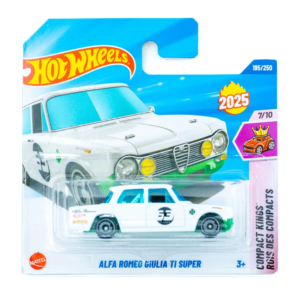 Hot Wheels Alfa Romeo Giulia TI Super wit groen | 158/250 (2025)