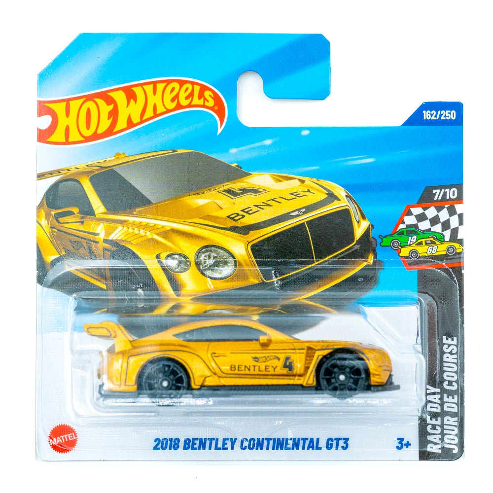 Hot Wheels 2018 Bentley Continental GT3 (goud) | Europese versie