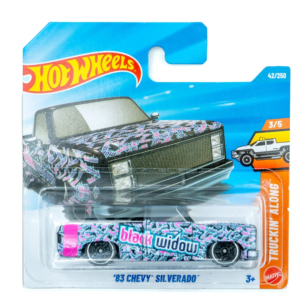 Hot Wheels '83 Chevy Silverado (black widow) | Europese versie