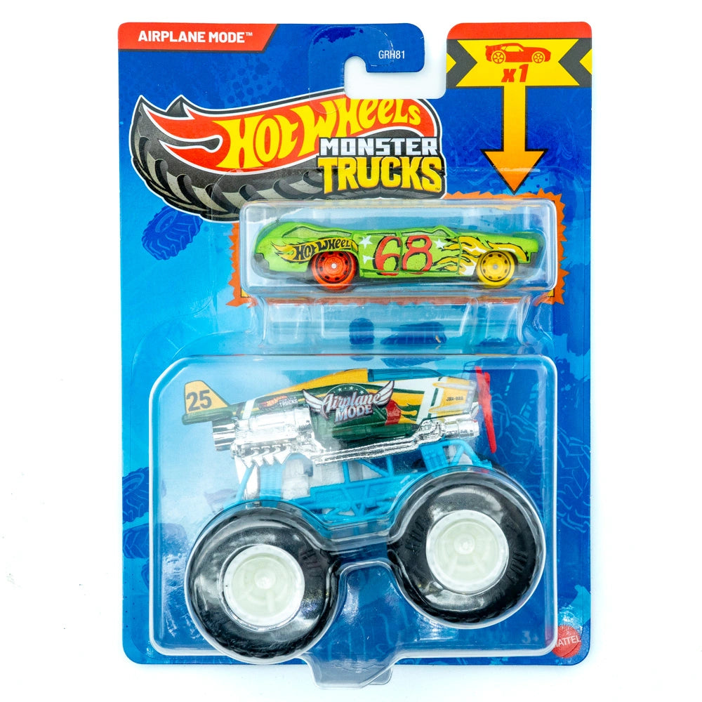 Hot Wheels Airplane Mode | Monster Trucks