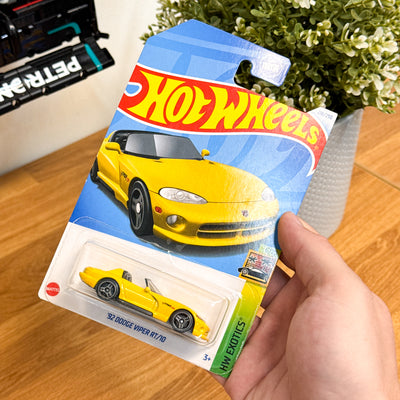 Hot Wheels Dodge Viper RT/10 - Geel - Amerikaanse Verpakking