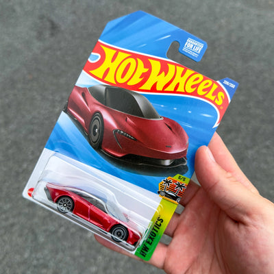 Hot Wheels Mainline Amerikaanse Versie Rode McLaren Speedtail