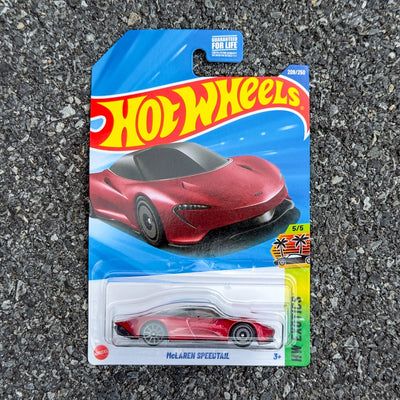 Hot Wheels Mainline Amerikaanse Versie Rode McLaren Speedtail
