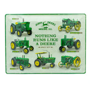 Metallschild John Deere Logo Evolution 30x40cm | Nostalgic-Art