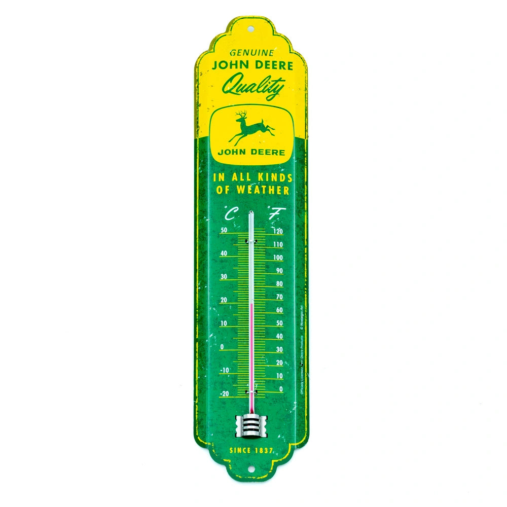 Thermometer John Deere all kinds of weather | Nostalgic-Art
