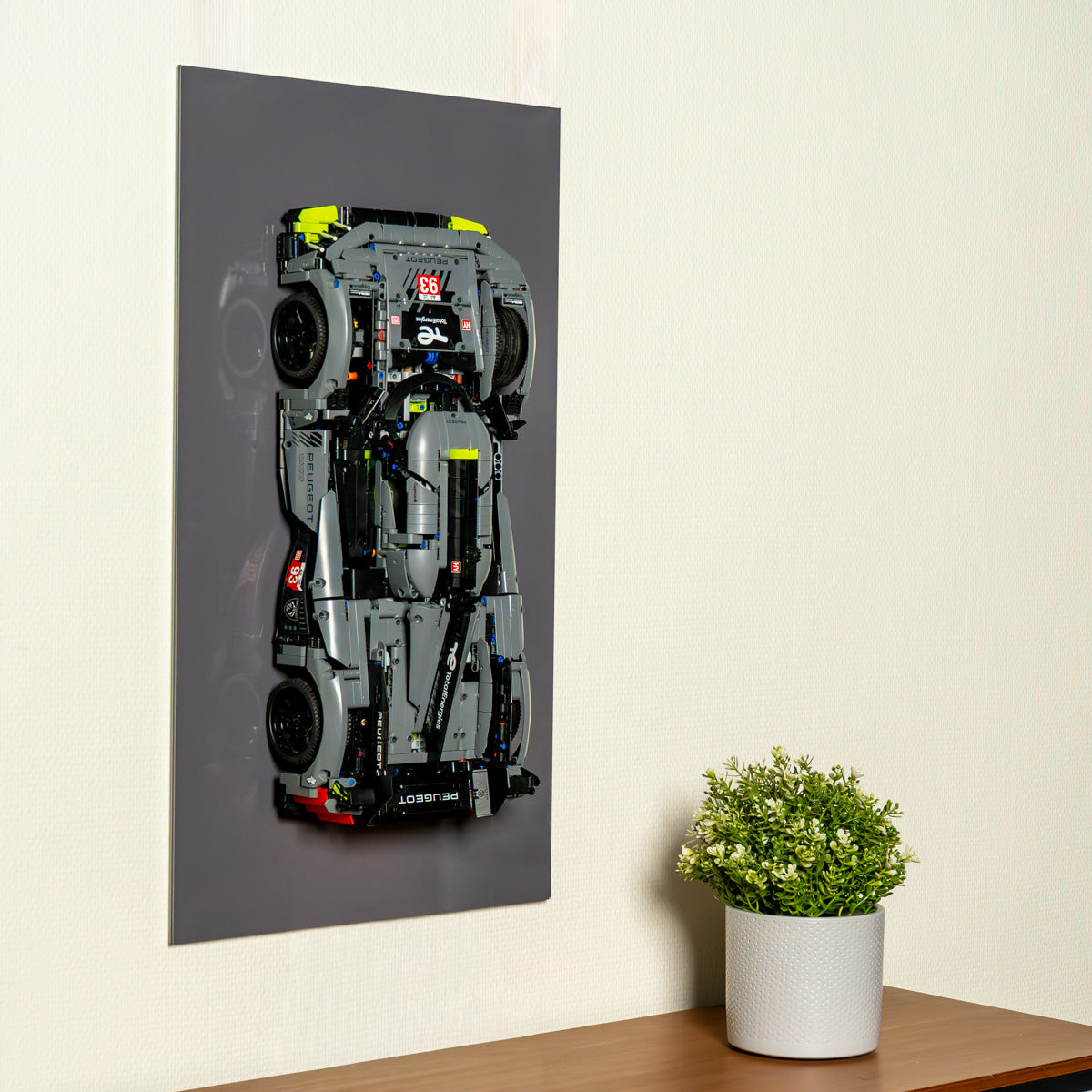 Display Frame voor 1:8 LEGO® set | Grijs