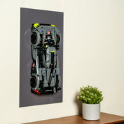 Display Frame voor 1:8 LEGO® set | Grijs