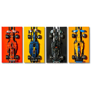 Display Frame Set (4x) voor LEGO 1:8 F1 | Ferrari SF-24, Mercedes-AMG W14, Red Bull RB20, McLaren