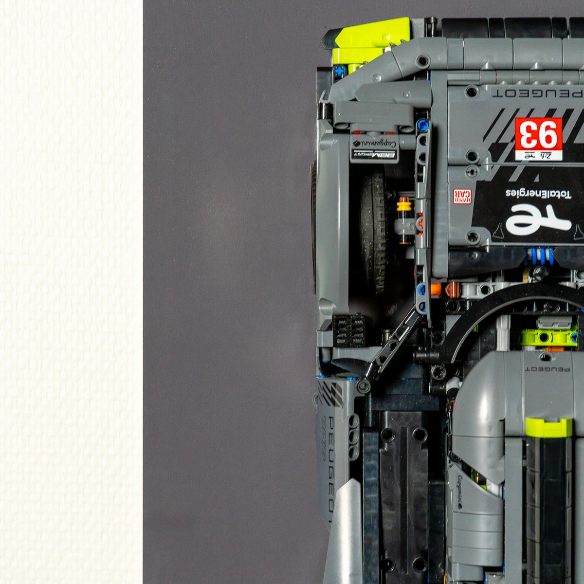 Display Frame voor LEGO 1:8 Peugeot 9X8 Le Mans Hypercar | 42156