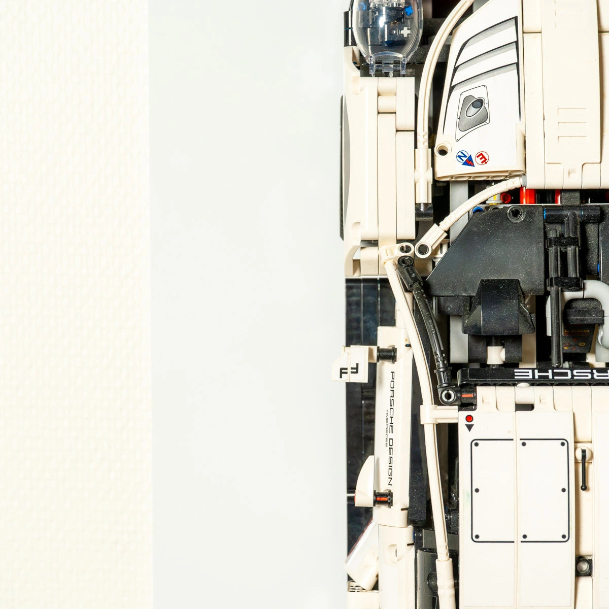 Display Frame voor 1:8 LEGO® set | wit