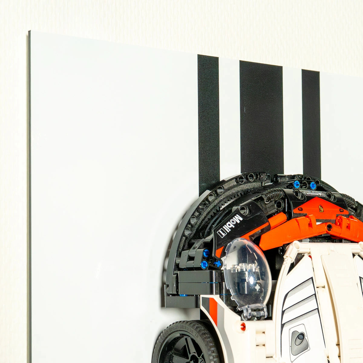 Display Frame voor 1:8 LEGO® set | wit