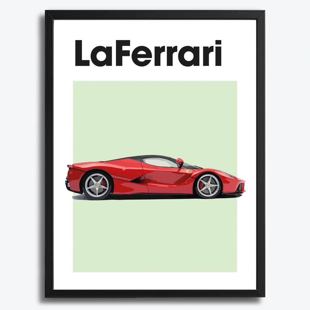 Ferrari LaFerrari Auto Poster