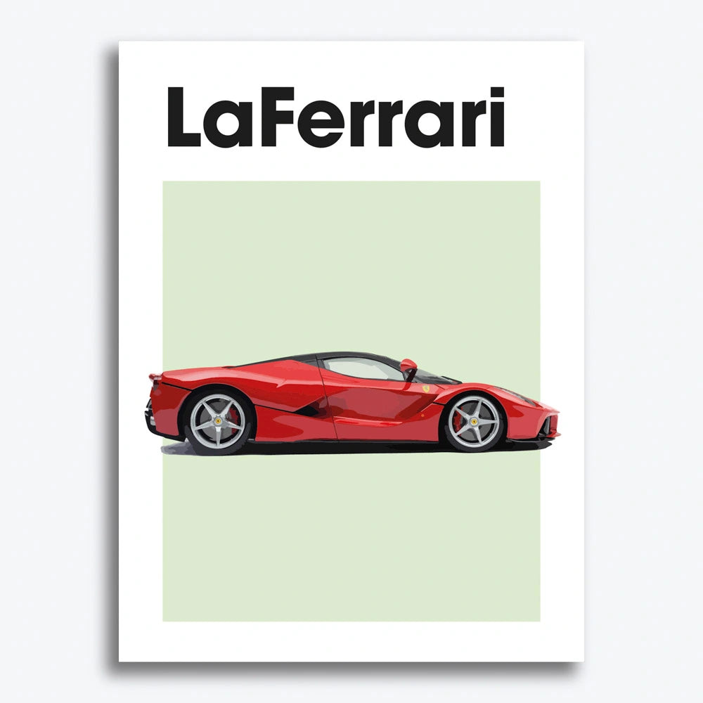 Ferrari LaFerrari Auto Poster