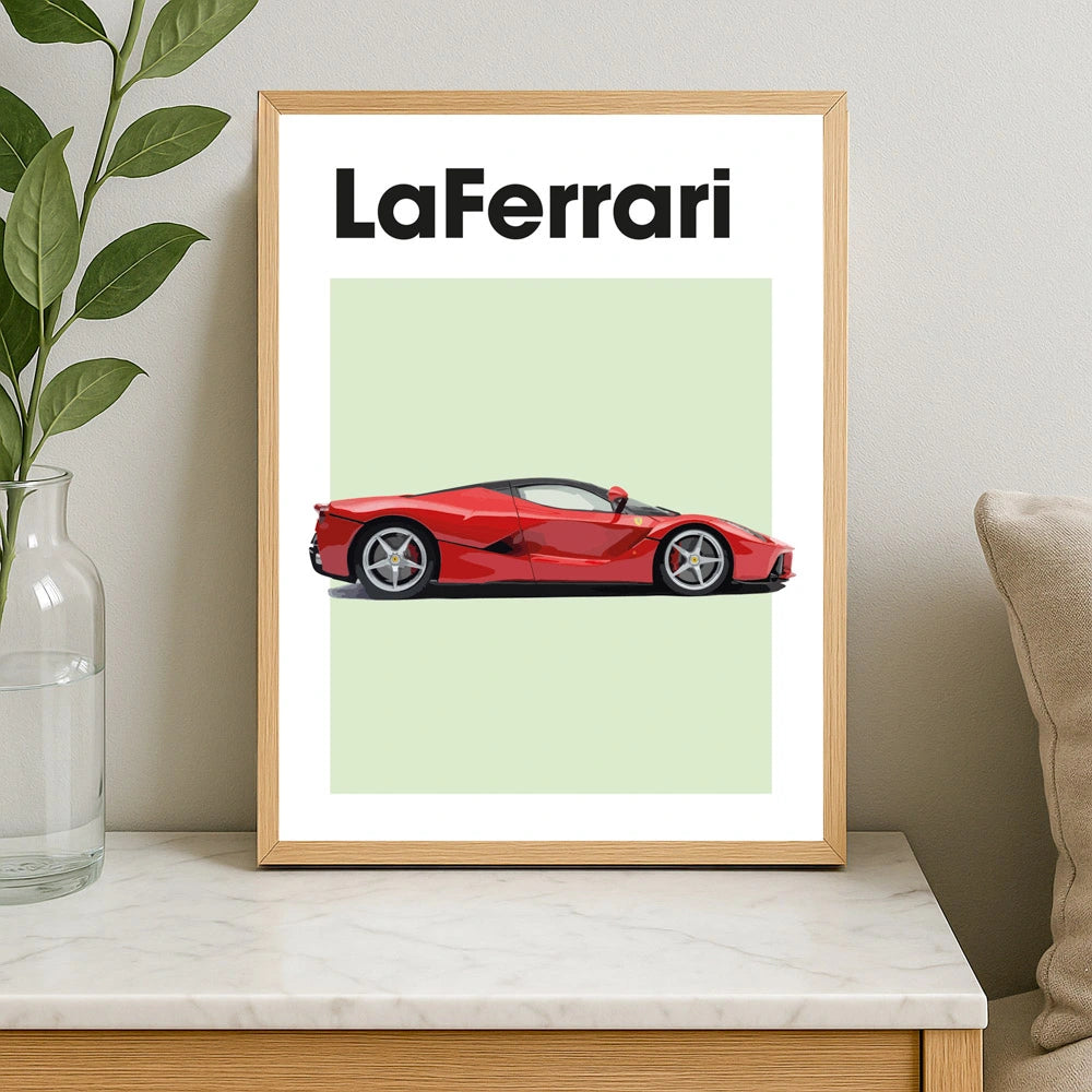 Ferrari LaFerrari Auto Poster