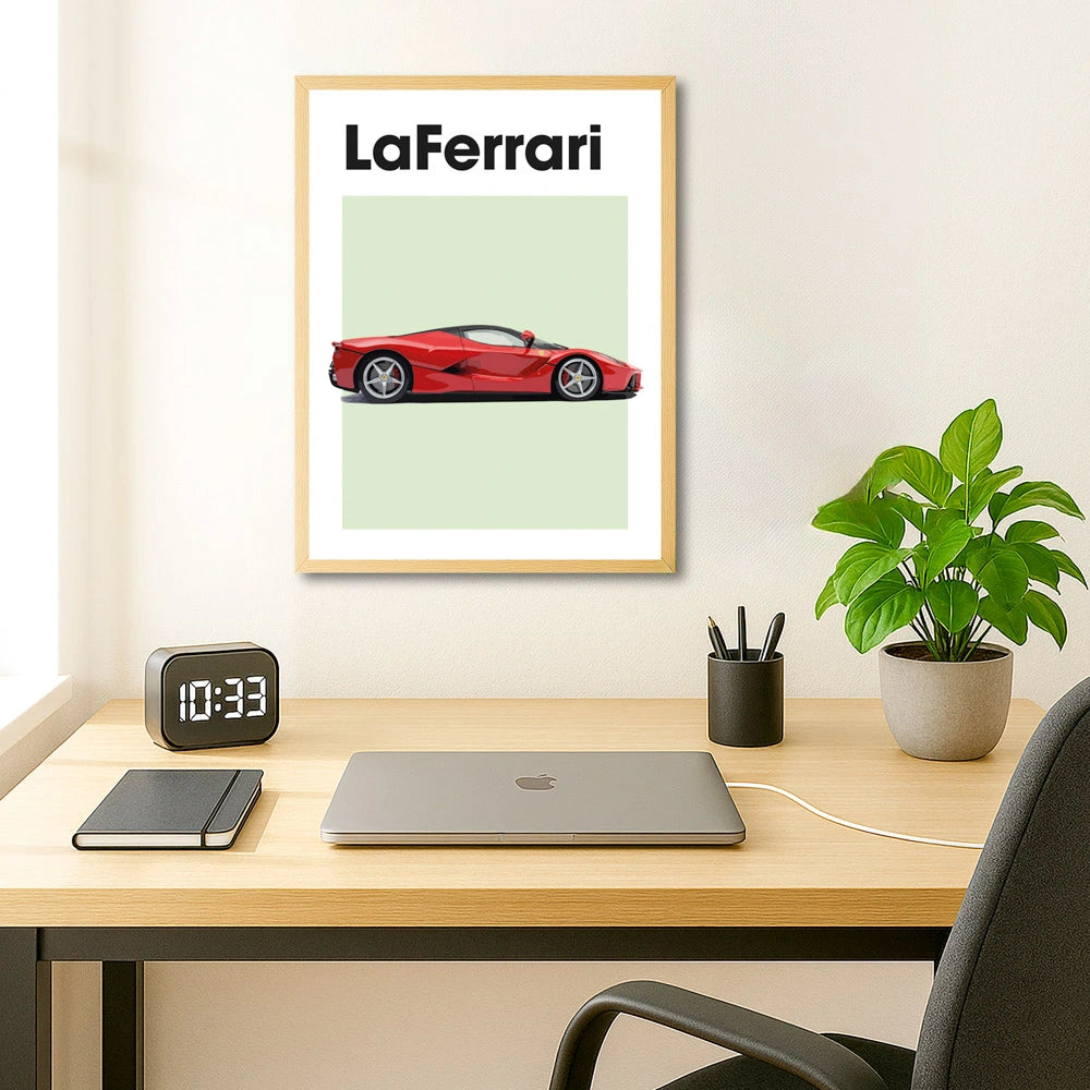 Ferrari LaFerrari Auto Poster