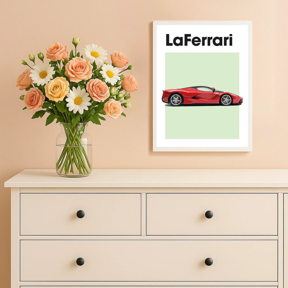 Ferrari LaFerrari Auto Poster