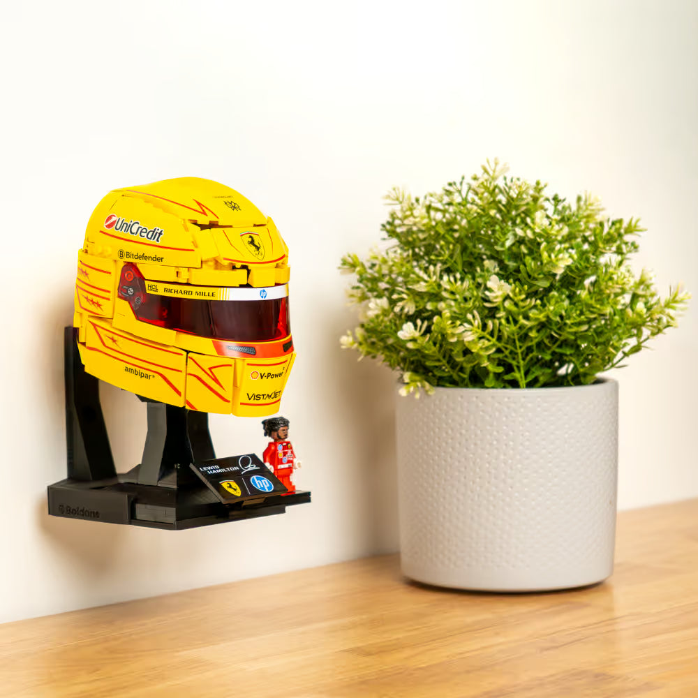 Muurbeugel voor LEGO Ferrari HP Lewis Hamilton helm | 43022