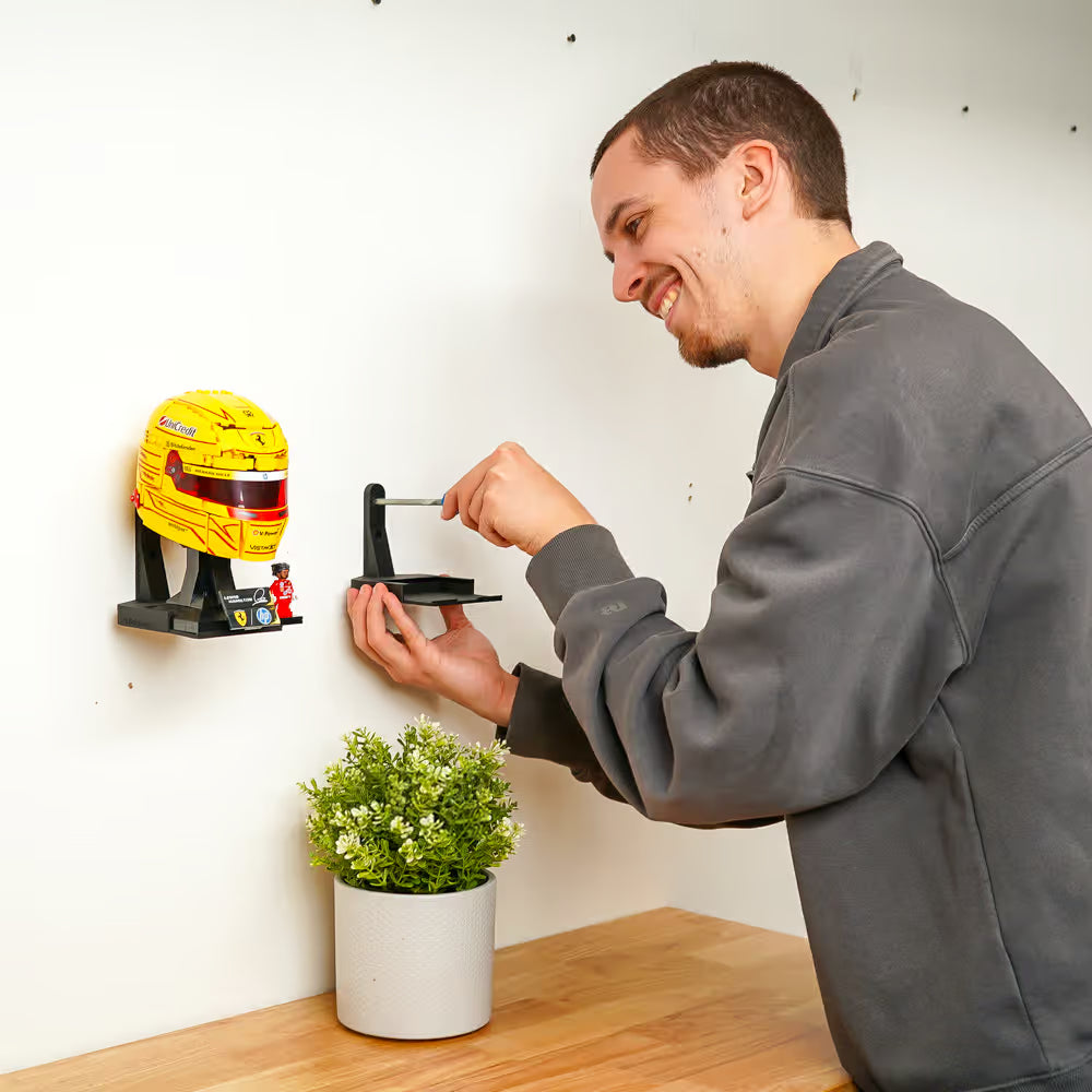 Wandhalterung für LEGO Ferrari HP Lewis Hamilton Helm | 43022